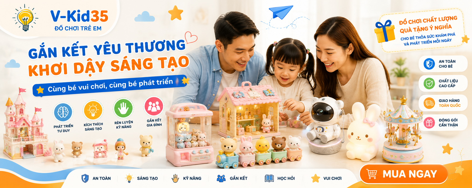 V-Kid35 gắn kết yêu thương, khơi dậy sáng tạo